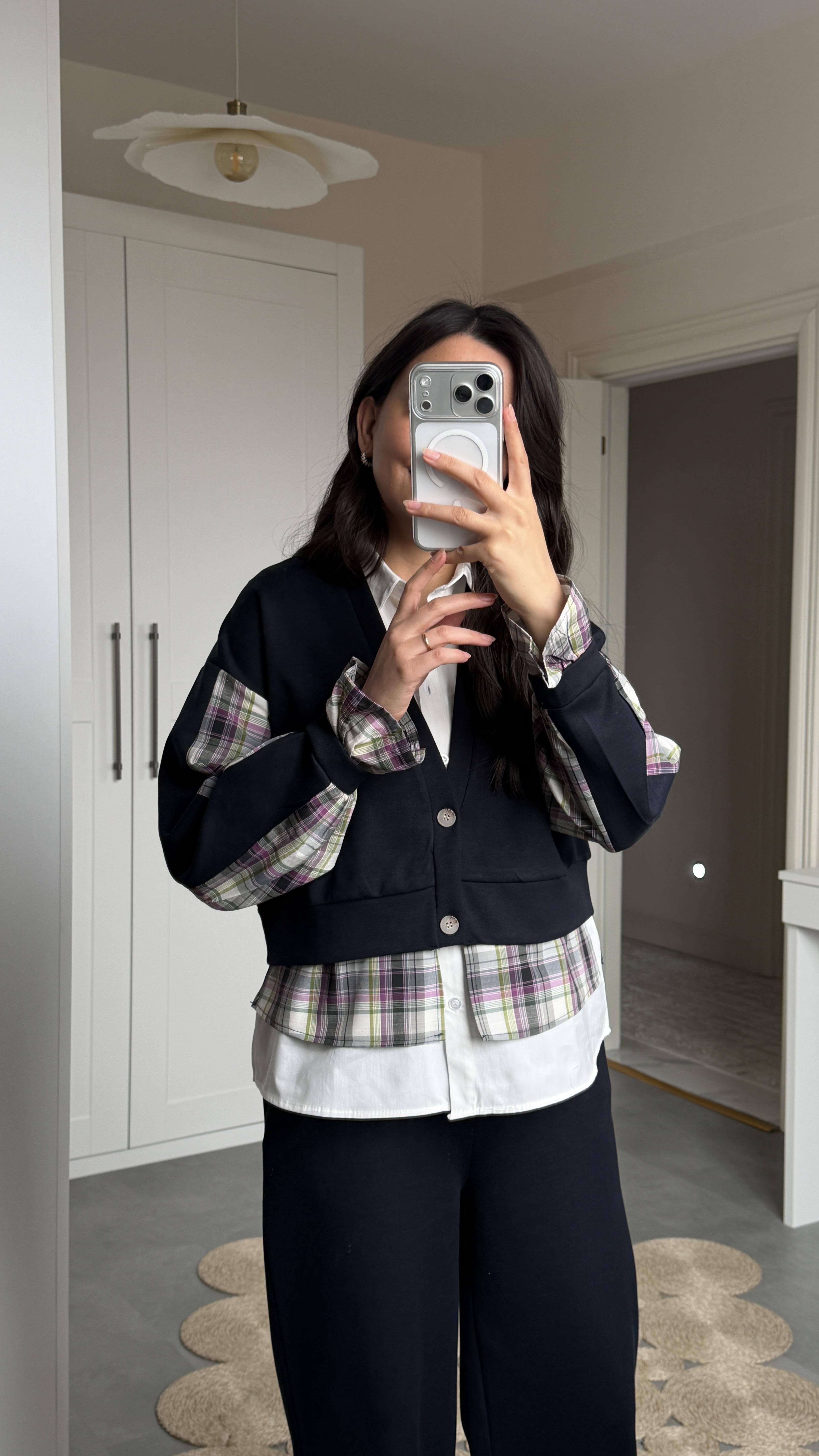 Gömlek Detaylı 3Lü Takım - Laci