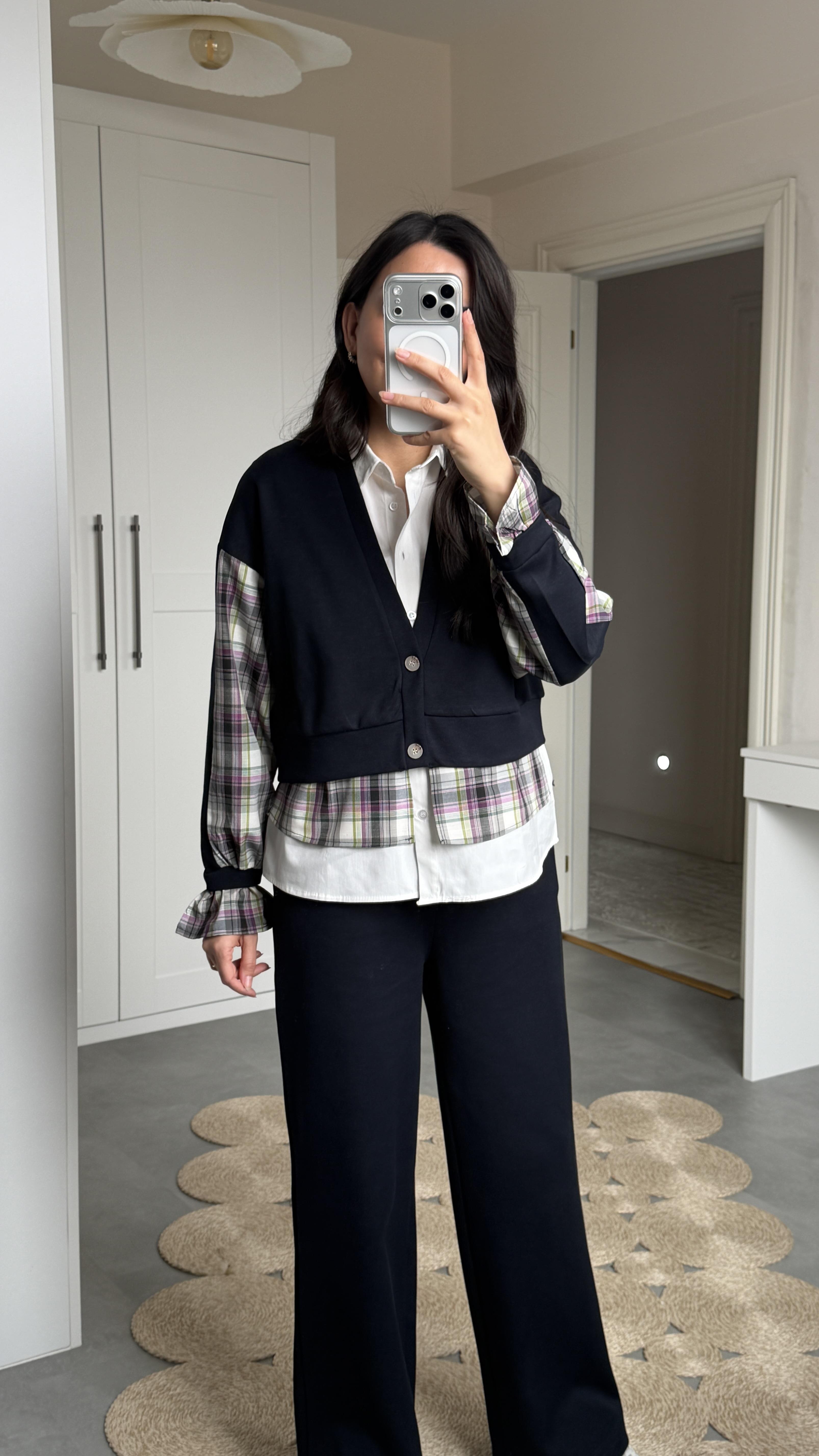 Gömlek Detaylı 3Lü Takım - Laci