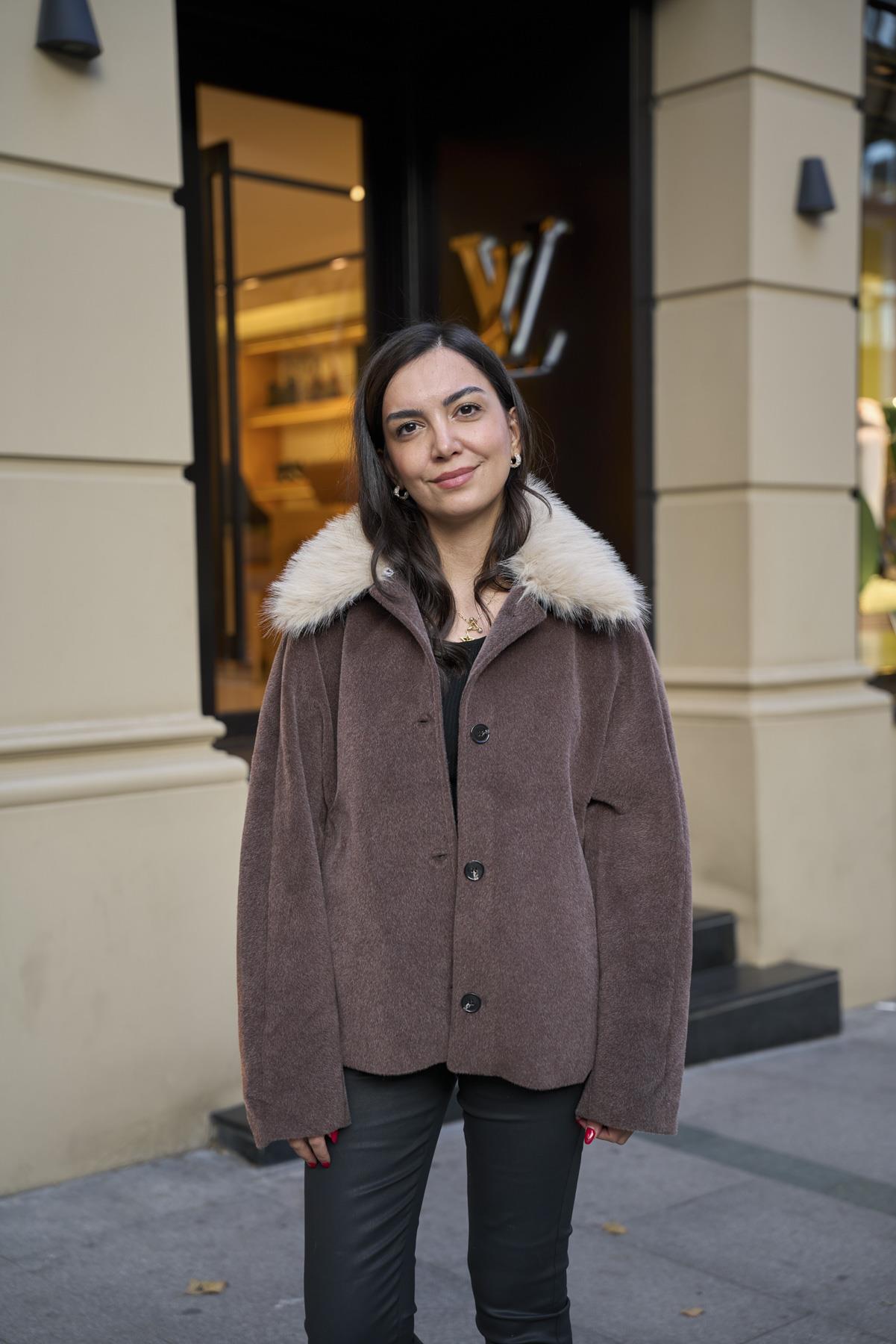 Kürklü Kaşe Mont 