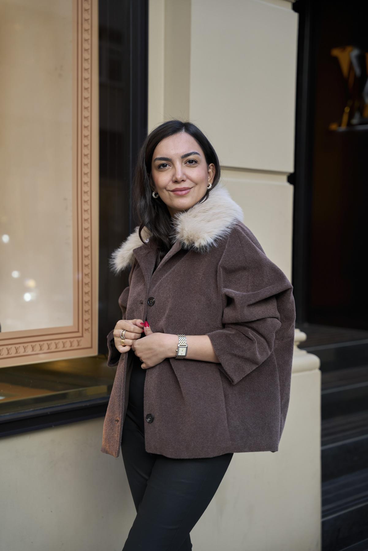 Kürklü Kaşe Mont 