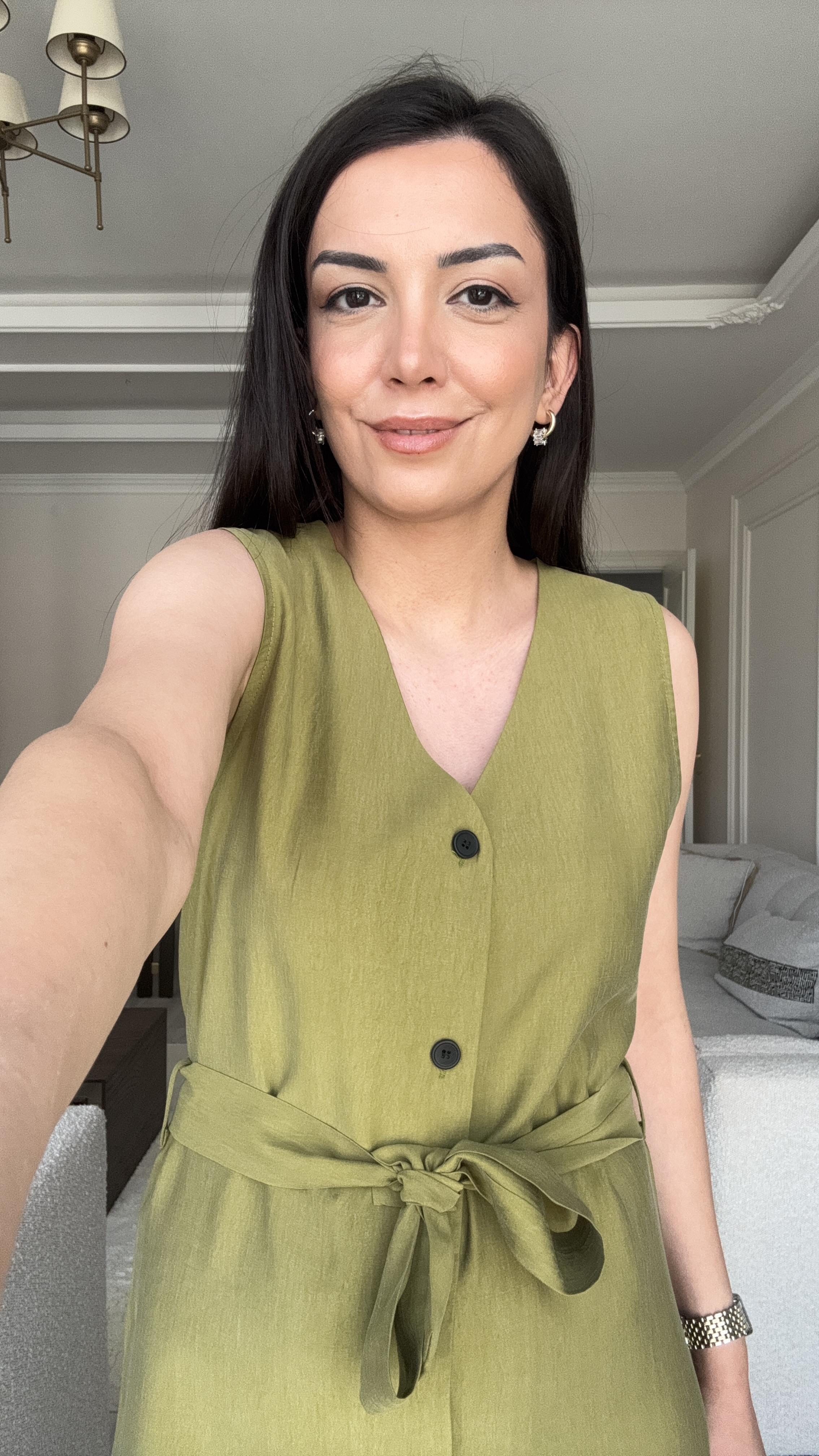 Massi Midi Elbise - Haki