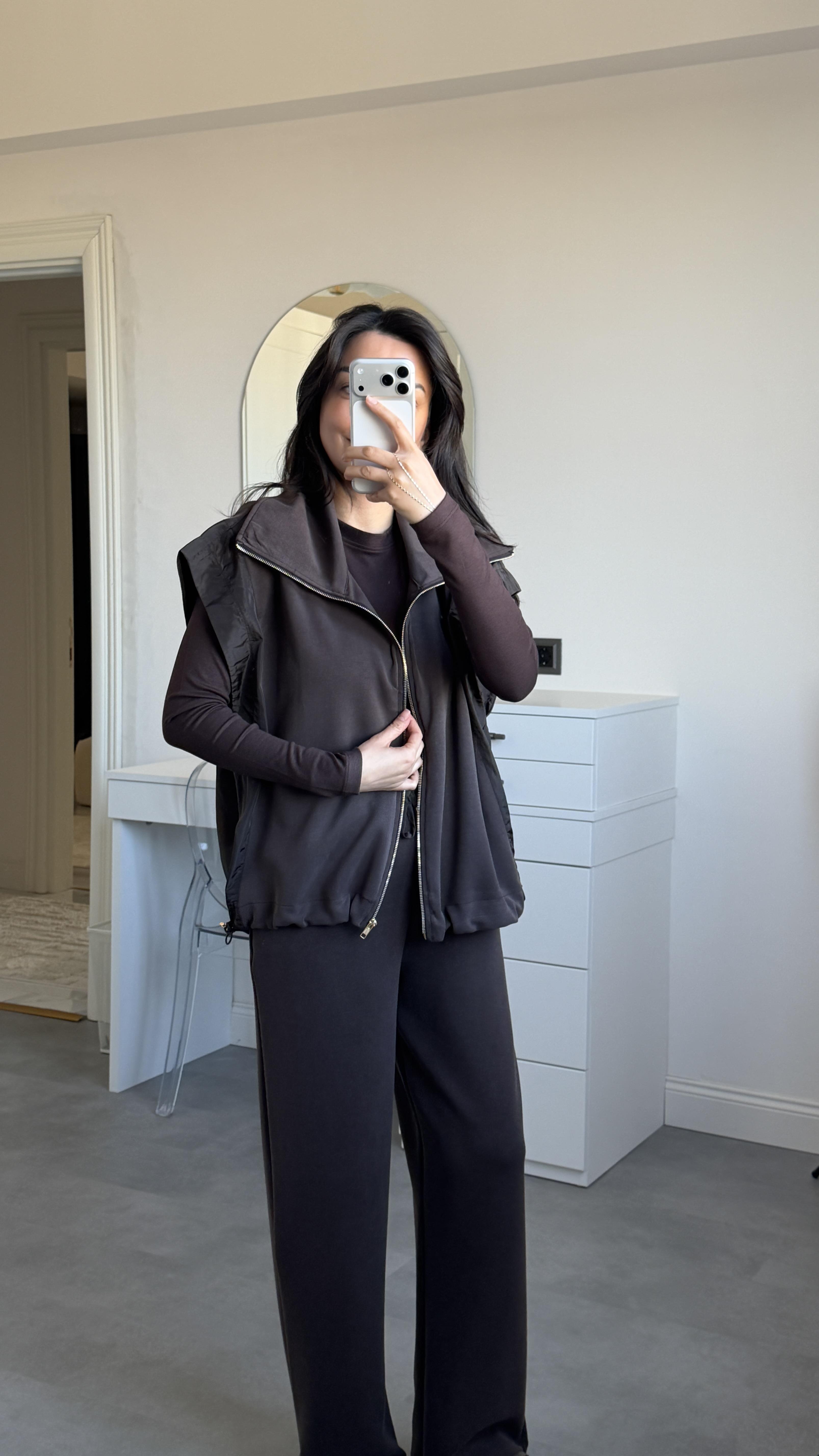 Nw Yelekli Takım - Kahve