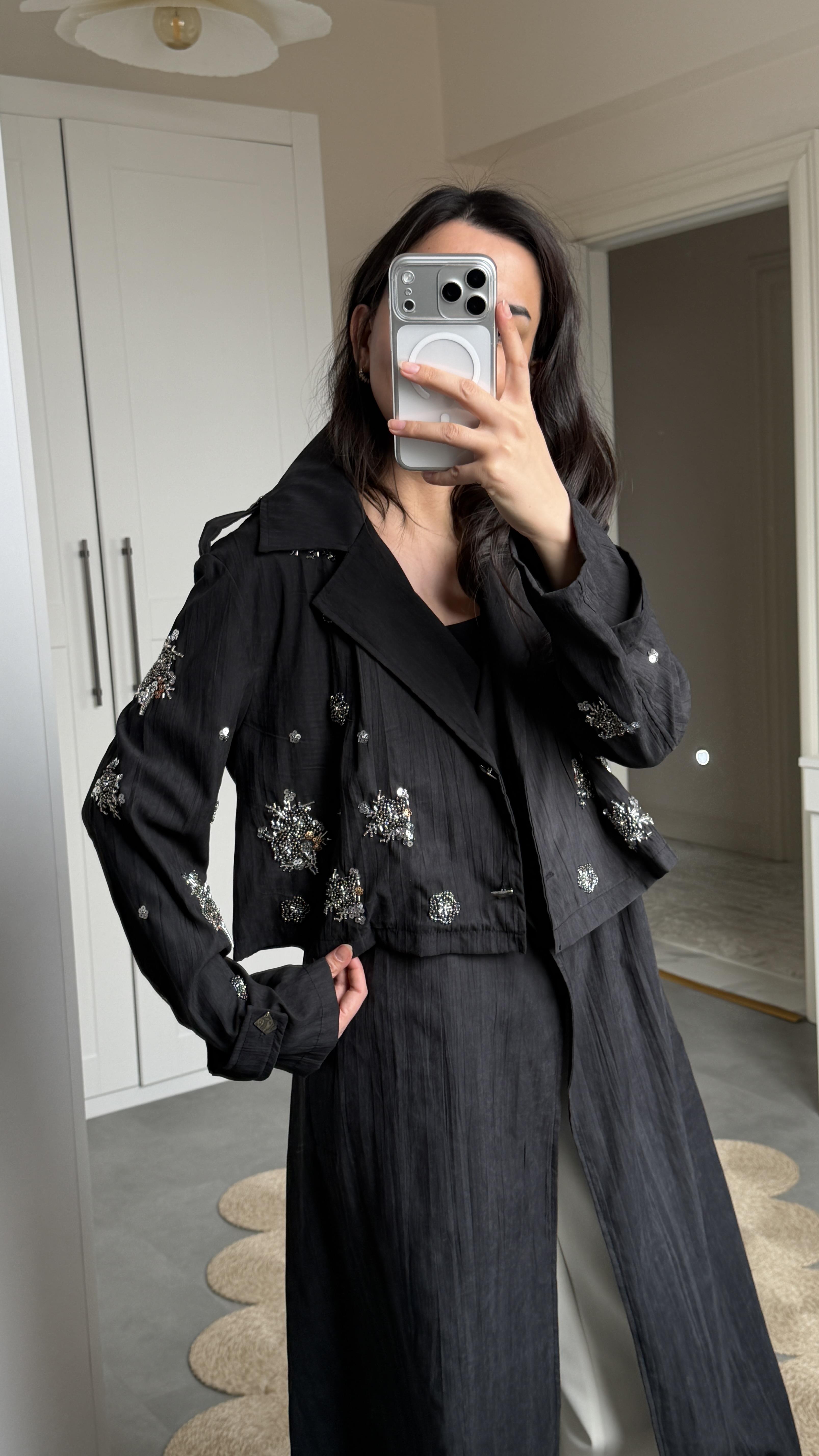 Taşlı 2Li Trenç - Antrasit