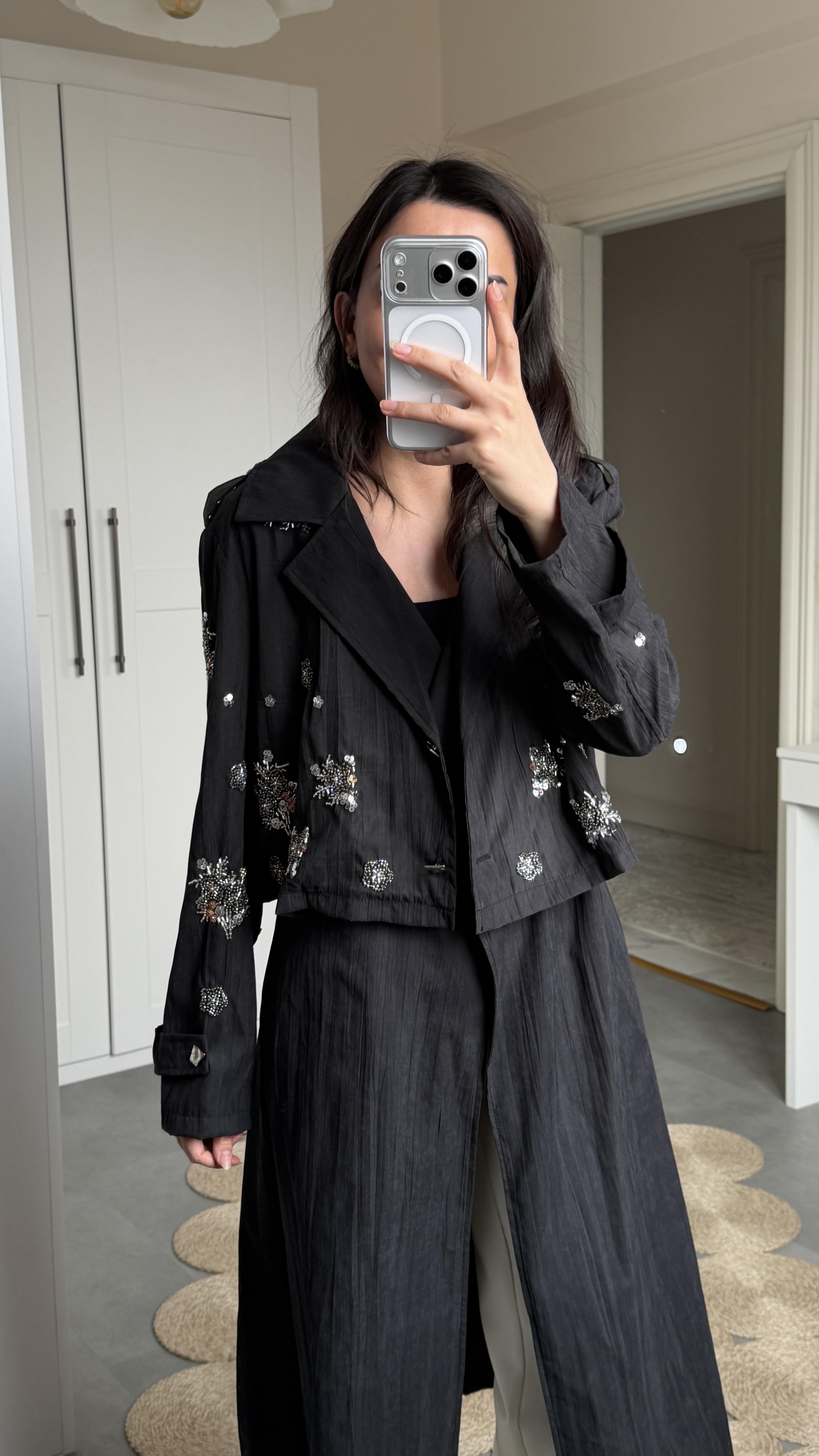 Taşlı 2Li Trenç - Antrasit