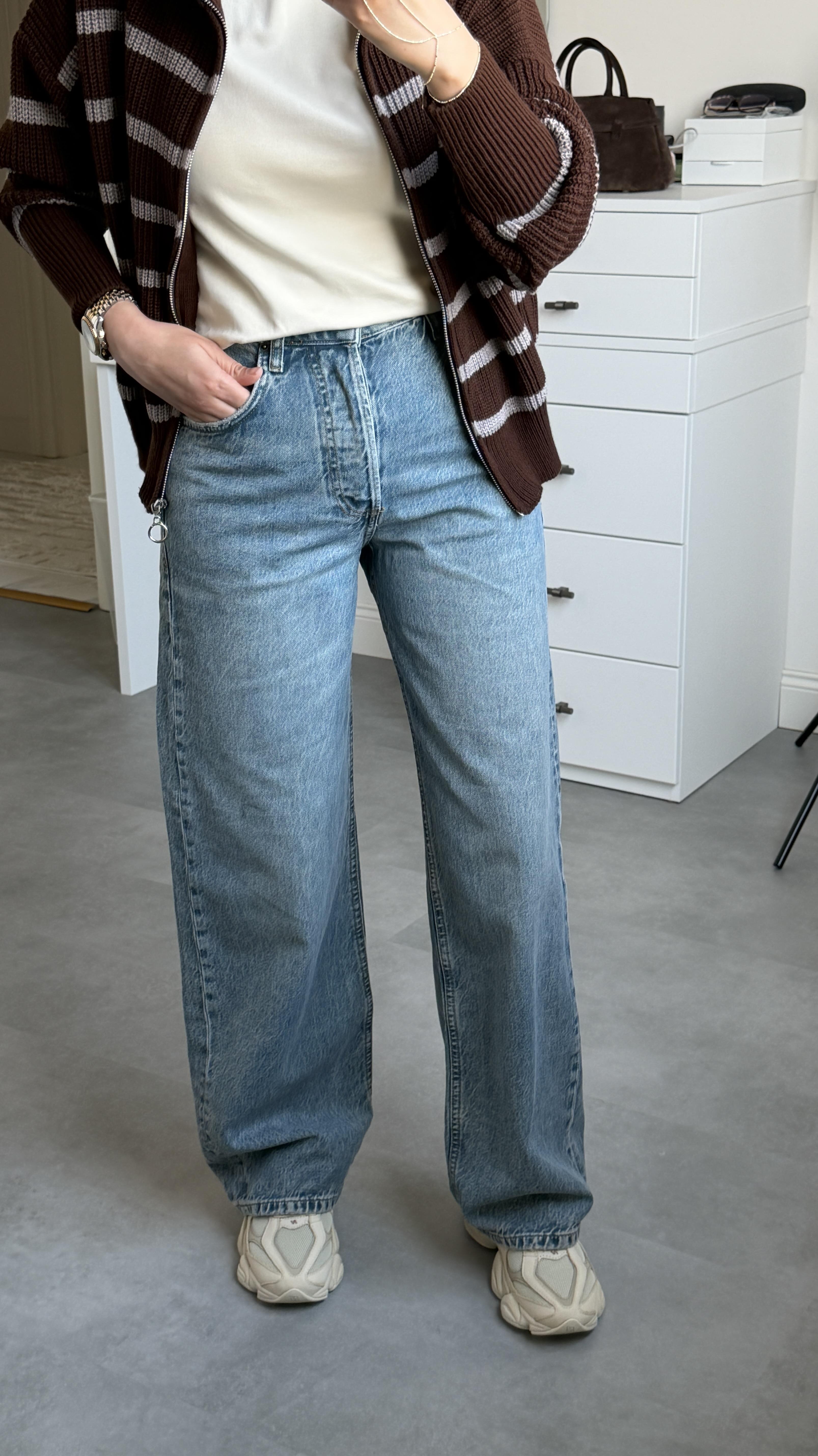 Zra Straight Jean - Buz Mavisi