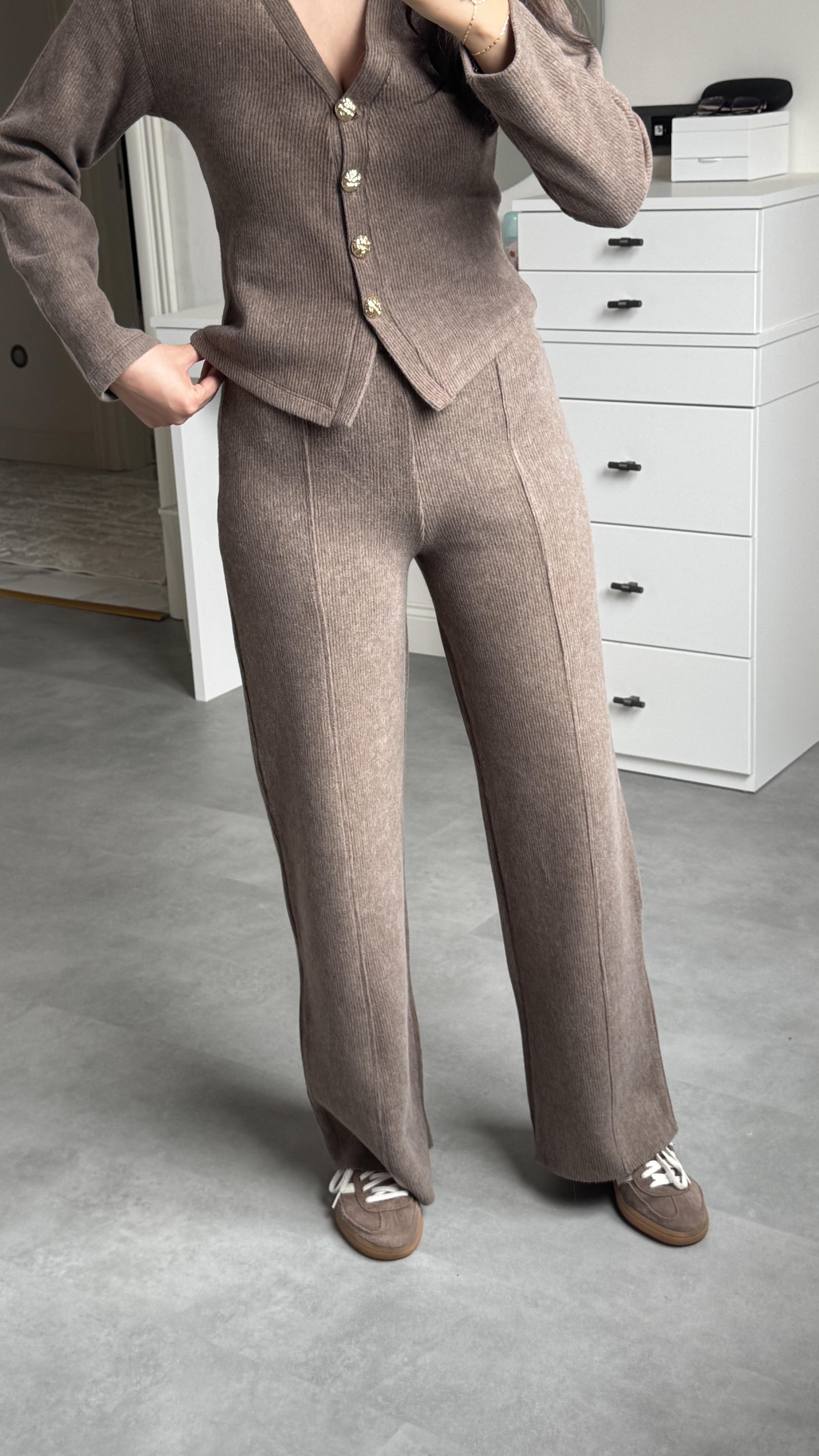 Zra Yumoş Takım - Kahve 