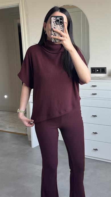 Dilvin Bordo Triko Takım 