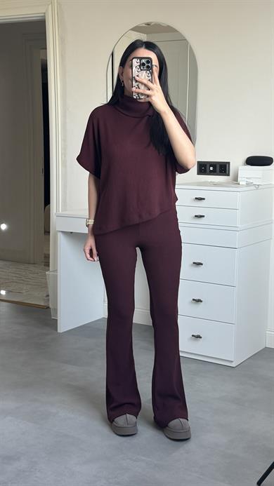 Dilvin Bordo Triko Takım 
