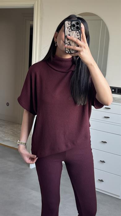 Dilvin Bordo Triko Takım 