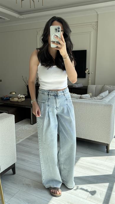 Dilvin Geniş Paça Jean 