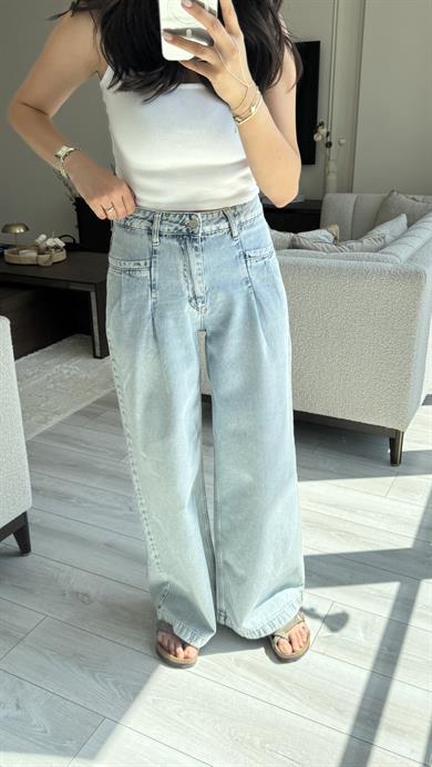 Dilvin Geniş Paça Jean 