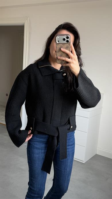 Dilvin Siyah Hırka & Mont