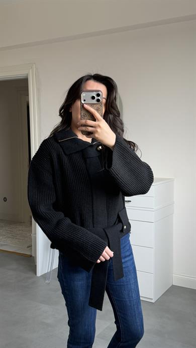 Dilvin Siyah Hırka & Mont