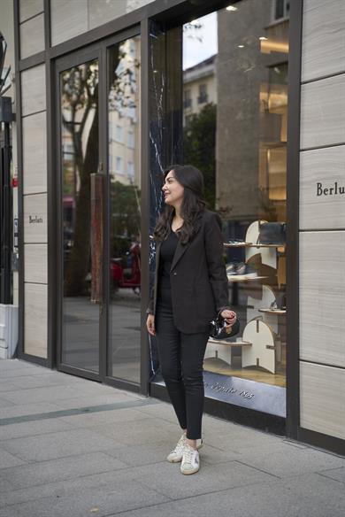 Kaşe Klasik Blazer Ceket - Kahve 