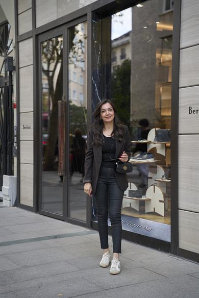 Kaşe Klasik Blazer Ceket - Kahve 