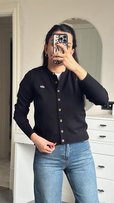 Lacste Hırka - Siyah