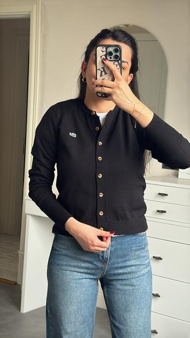 Lacste Hırka - Siyah