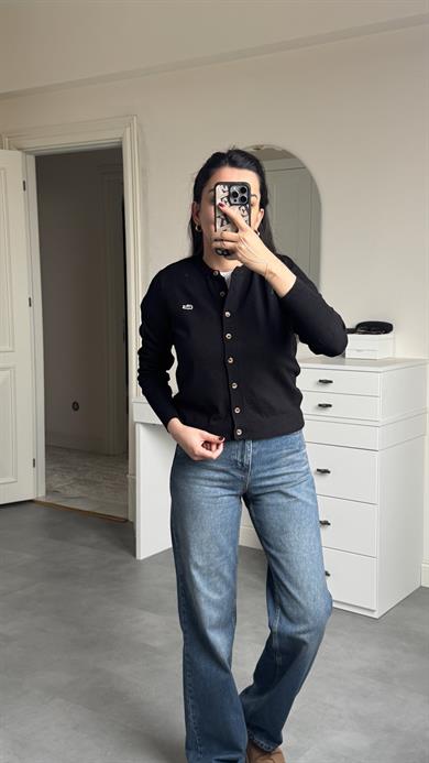 Lacste Hırka - Siyah