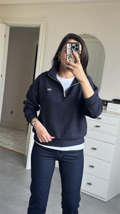 Lacste Yarım Fermuarlı Kazak - Laci