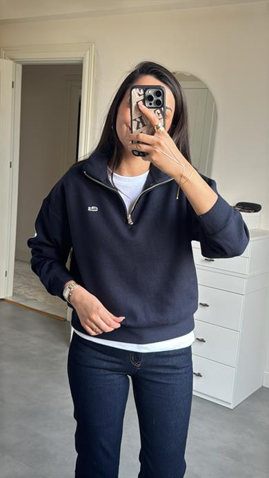 Lacste Yarım Fermuarlı Kazak - Laci