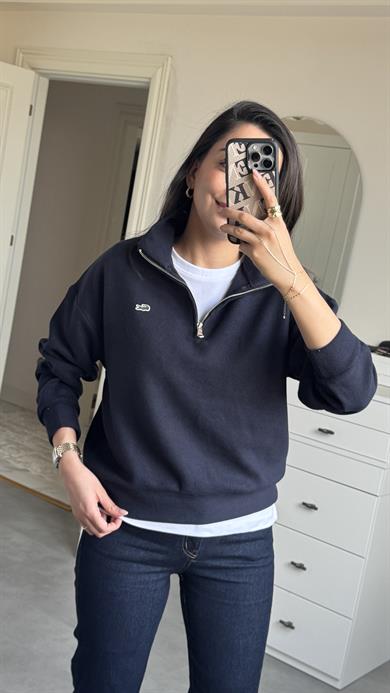 Lacste Yarım Fermuarlı Kazak - Laci