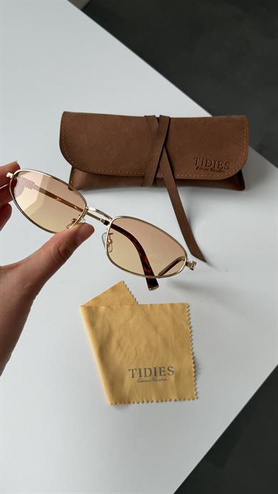 Miu Gold Turuncu Cam Güneş Gözlüğü