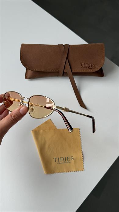 Miu Gold Turuncu Cam Güneş Gözlüğü