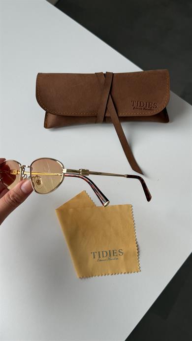 Miu Gold Turuncu Cam Güneş Gözlüğü