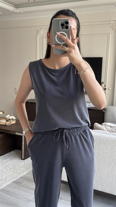 Oysh Sıfır Kol Takım - Lacivert