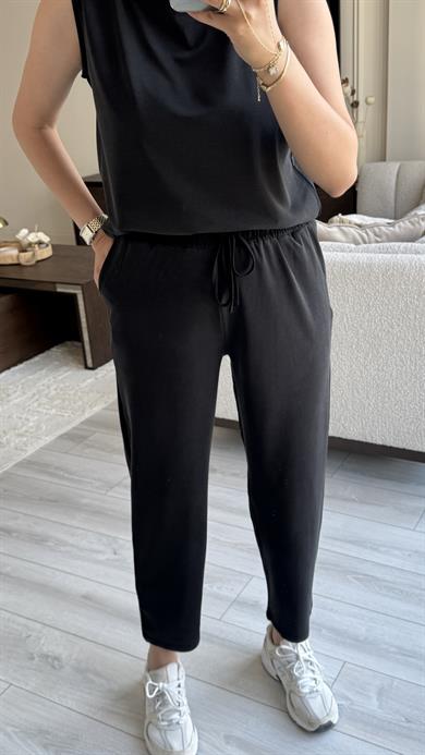 Oysh Sıfır Kol Takım - Siyah 