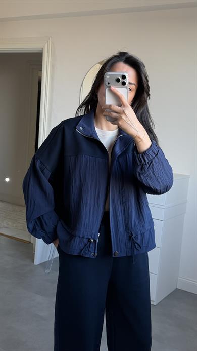 Paraşüt Garnili Takım - Lacivert