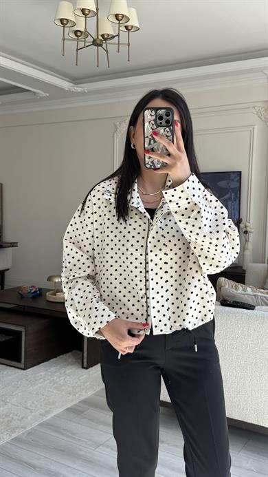 Puantiyeli Model Ceket 