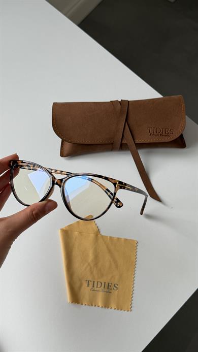 Tmf Cat Mavi Işık Koruyucu Gözlük - Leopar