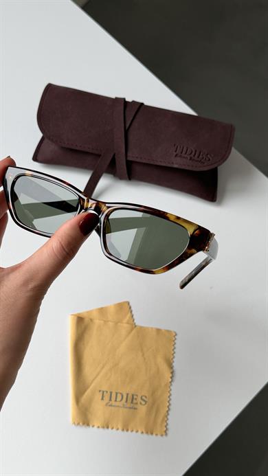 Yasel Leopar Yeşil Cam Güneş Gözlüğü