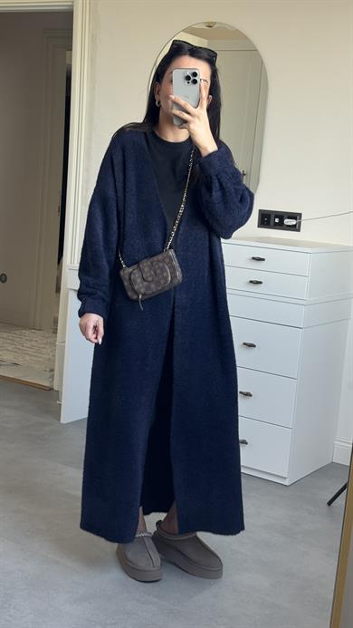 Yumoş Maxi Boy Hırka - Laci