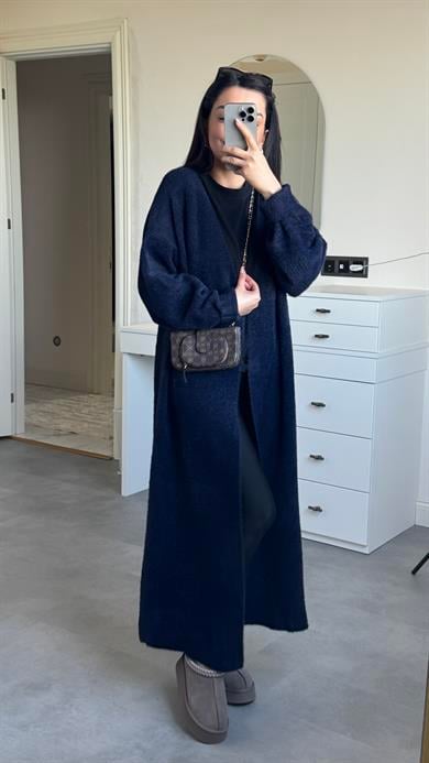 Yumoş Maxi Boy Hırka - Laci