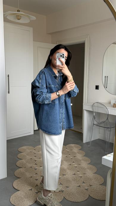 Zra Oversize Kot Gömlek