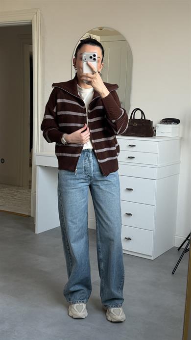 Zra Straight Jean - Buz Mavisi