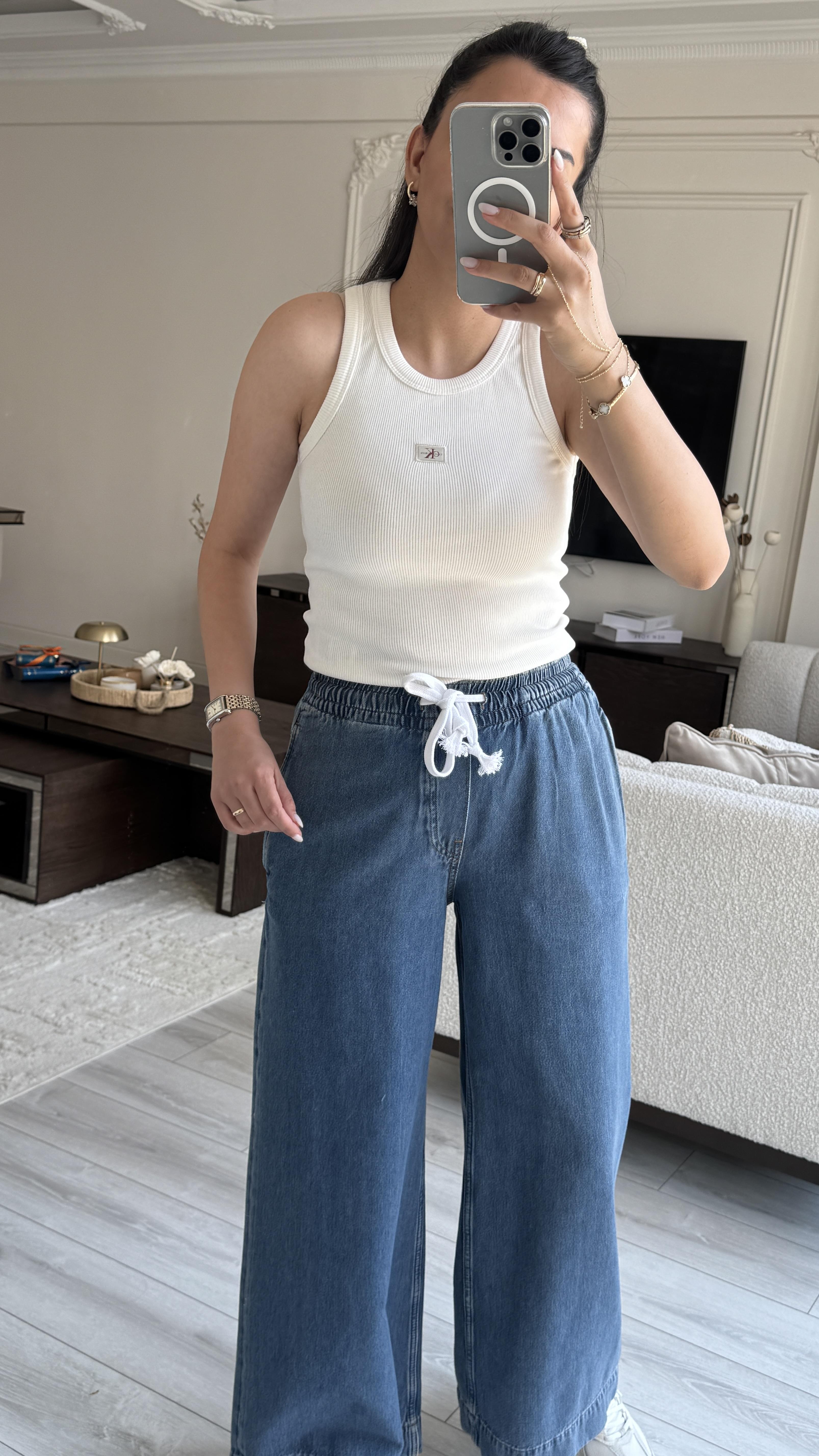 Cs Marka Geniş Paça Jean