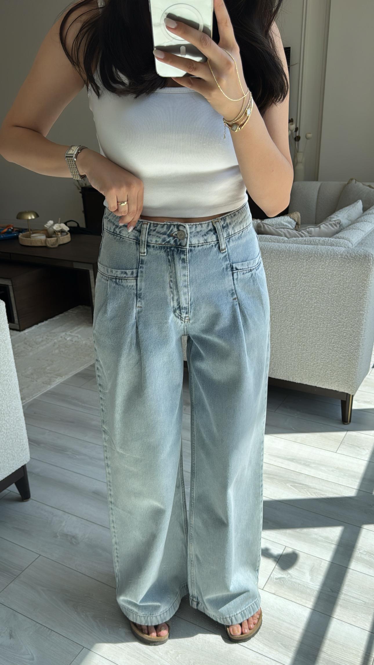 Dilvin Geniş Paça Jean 