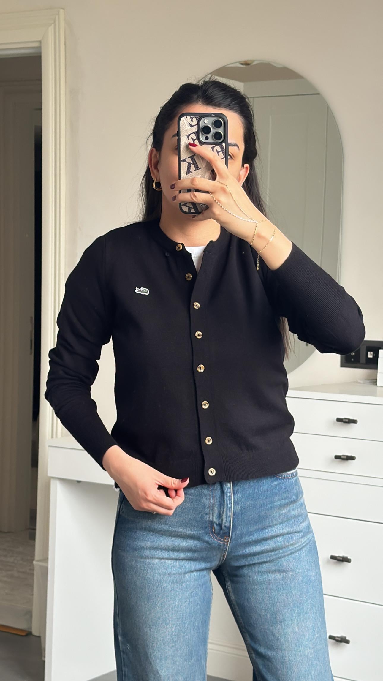 Lacste Hırka - Siyah