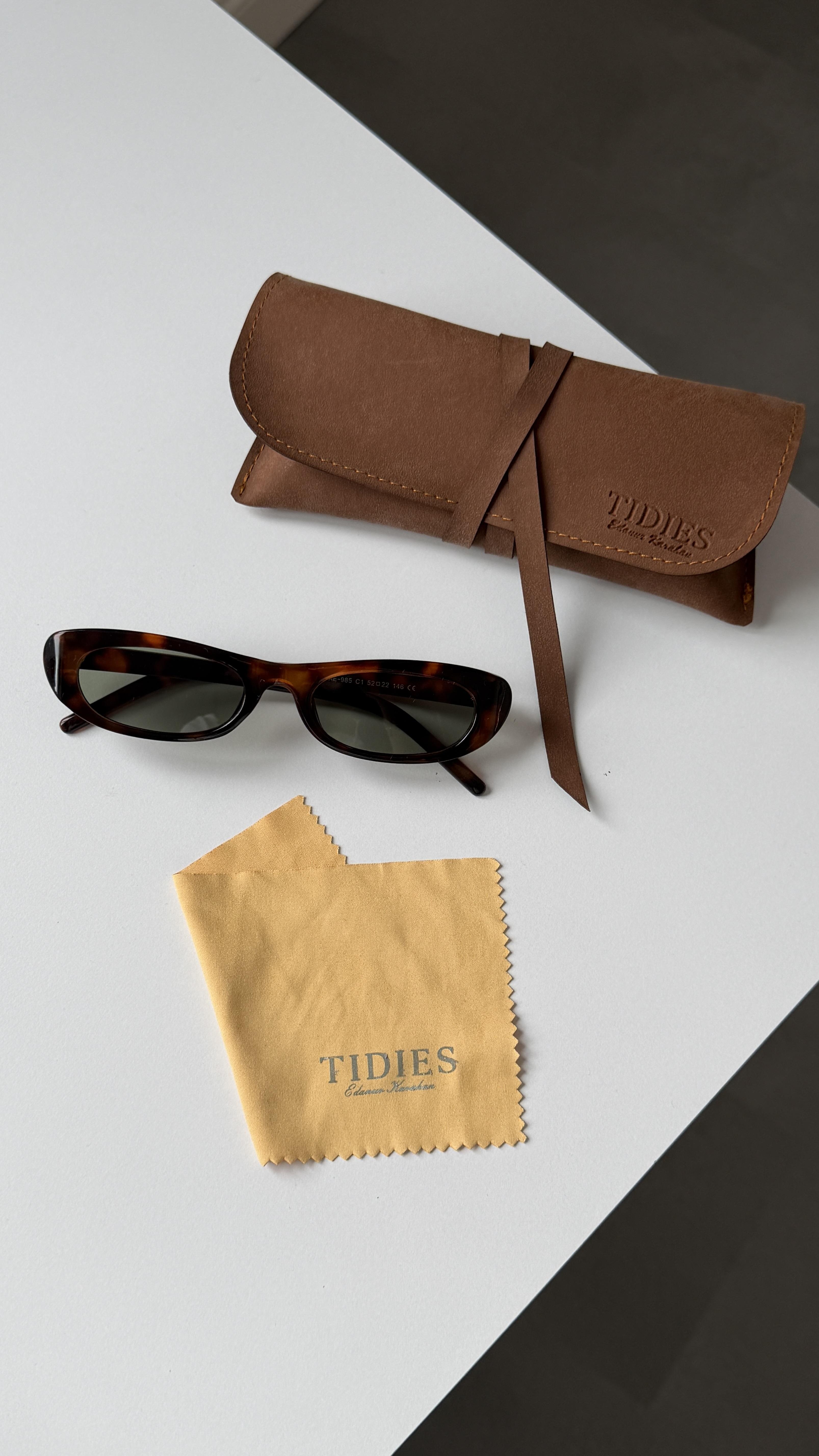 Shade Leopar Yeşil Cam Güneş Gözlüğü