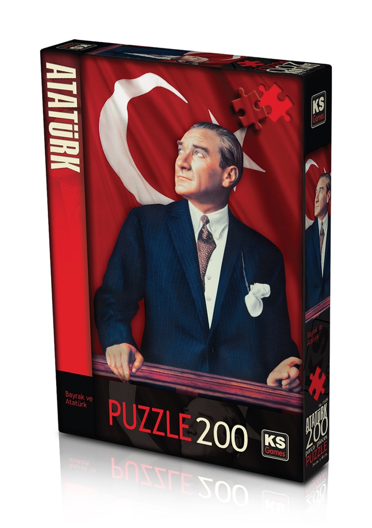 Bayrak ve Atatürk 200 Puzzle