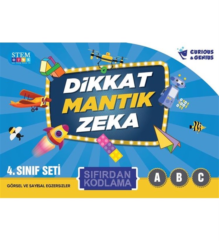 Dikkat Mantık Zeka Sıfırdan Kodlama-4.Sınıf