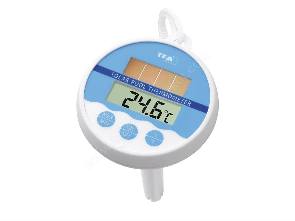 TFA 30.1041 Güneş Enerjili Dijital Havuz Termometresi I Sıcaklık Ölçer ( Termometre) I İnkatechmarket