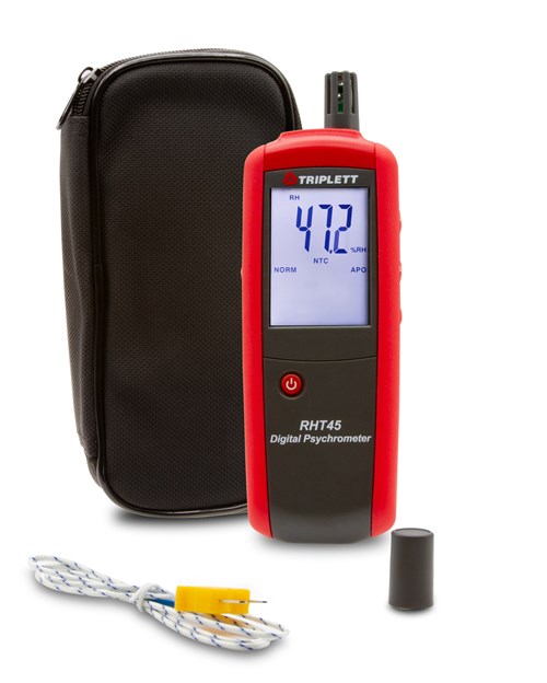 RHT45 Dijital Psikrometre, K tipi termometreli, Nem, Islak Hazne, Çiğ Noktası 