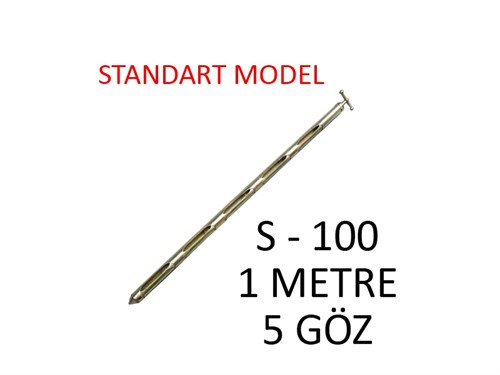 S-100 Standart Numune Alma Sondası (1 metre)