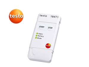 Testo 184 T1 Sevkiyat Araçları İçin Tek Kullanımlık Sıcaklık Datalogger
