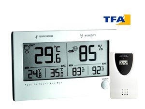 TFA 30.3049 Kablosuz Alarmlı Sıcaklık ve Nem Ölçüm Cihazı