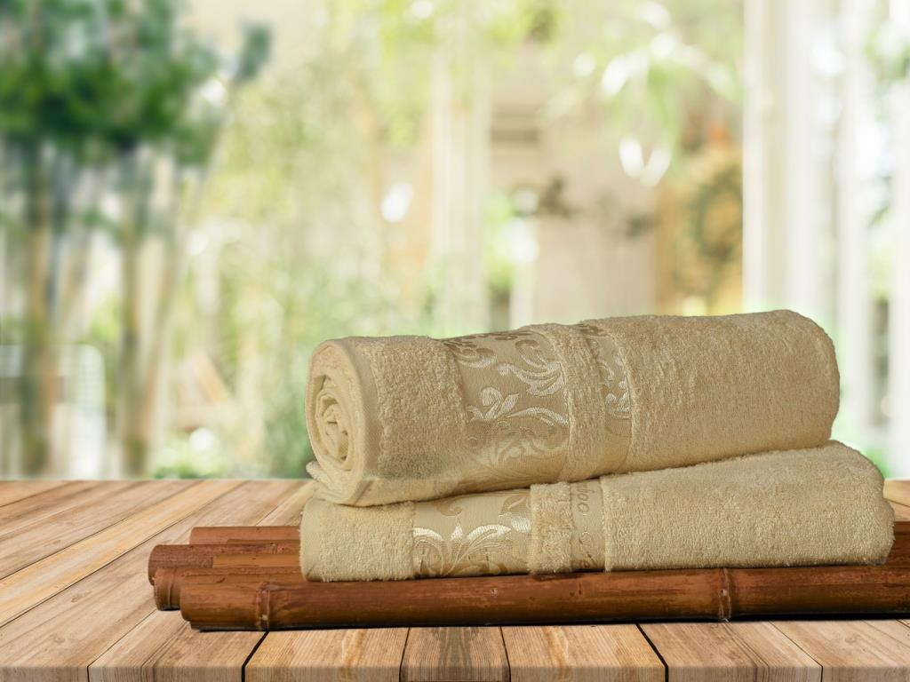Bambu Havlu, %100 Organik, Bambu, Havlu Seti, 50x90 cm - 6'lı Paket, Premium, Ultra Yumuşak, Dekoratif